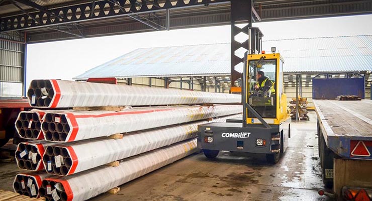 sideloader forklift training